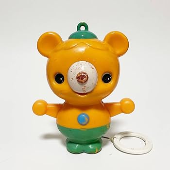 ビンテージドール　美品　オルゴール付きキョロ目のベア　くま　クマ　レトロ Musical Old Teddy Bear/ミュージカルオールドテディベア/クマ